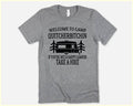 Welcome To Camp Quitcherbitchin - Funny Camping T- Shirt