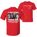 A True American Patriotic Charlie Kirk The Greatness of Our Nation T-Shirt, Wear Red on October 14th as Charles James Kirk Day Tee, Charlie Kirk Birthday Tee, Graphic Design Unisex Cotton T-shirt for Men for Women Menswear Womenswear