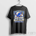 Classic Detroit Lions Hard Work Beats Talent Tough Football Culture