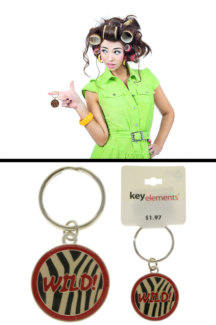 Black White And Red Wild Key Chain KEKC4909