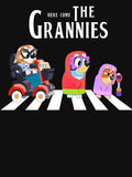 Bluey Here Come The Grannies Band Style by GilbertAuger Unisex T-shirt, Sweatshirt, Hoodie, Long Sleeve Tee