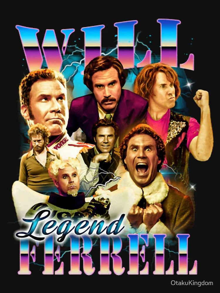 Will Ferrell Legend 90'S Bootleg by OtakuKingdom Unisex T-shirt, Sweatshirt, Hoodie, Long Sleeve Tee