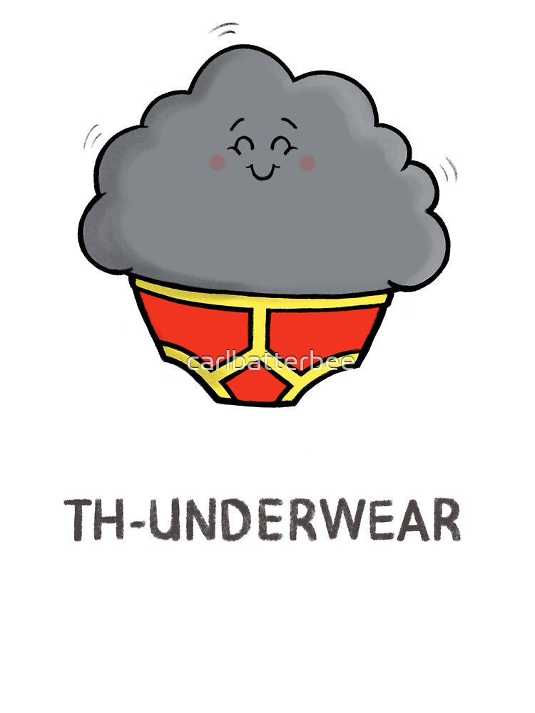 Thunderwear by carlbatterbee Unisex T-shirt, Sweatshirt, Hoodie, Long Sleeve Tee
