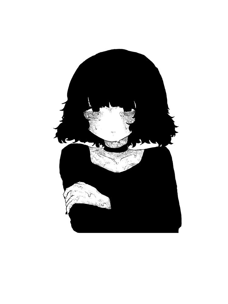 Cute Anime Goth Girl by ShikiGum Unisex T-shirt, Sweatshirt, Hoodie, Long Sleeve Tee