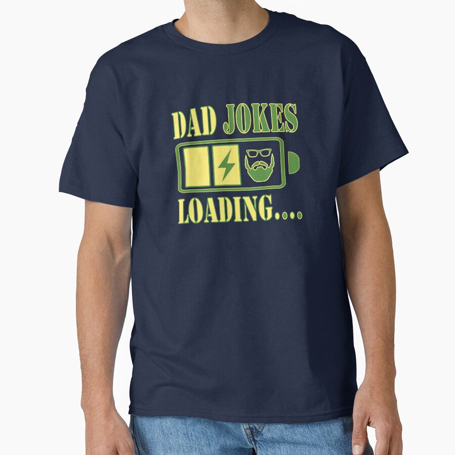Dad jokes loding by khalilovitch Unisex T-shirt, Sweatshirt, Hoodie, Long Sleeve Tee